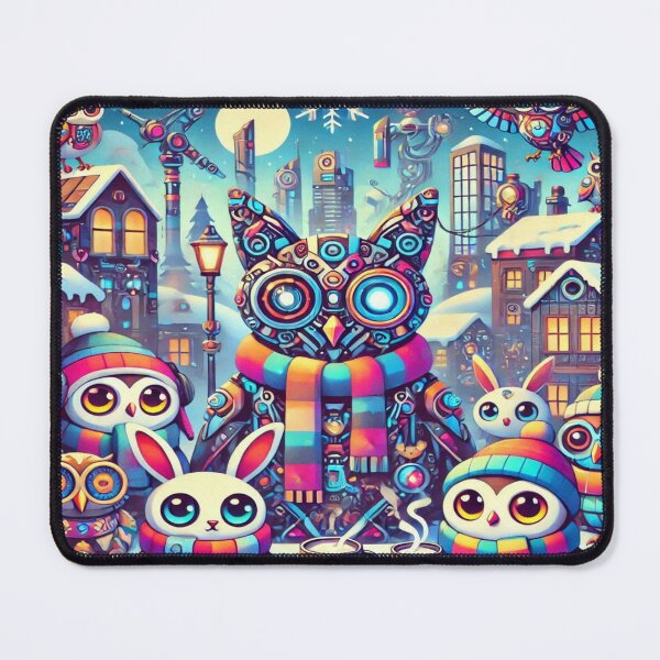 Item preview, Cozy Cyber-Creature Village designed and sold by Imaginarium of Chaos falcon88 .