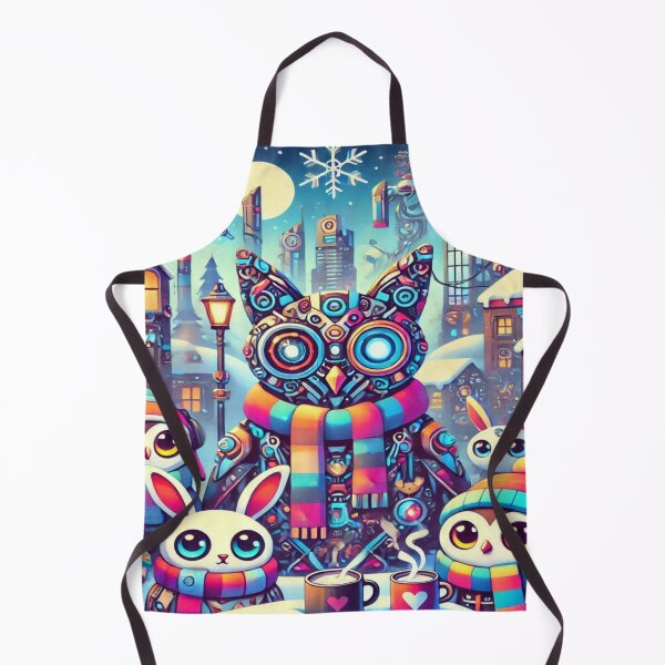 Item preview, Cozy Cyber-Creature Village designed and sold by Imaginarium of Chaos falcon88 .
