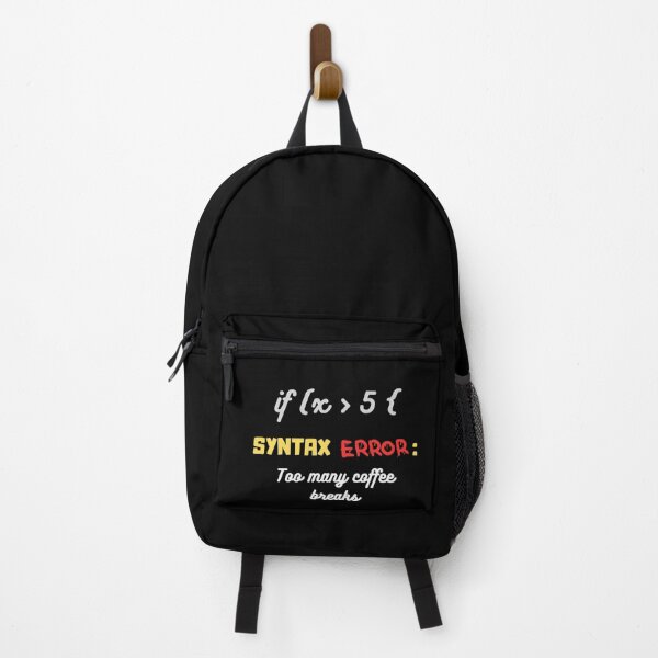 Item preview, Syntax Error, tech humor, the perfect t-shirt for tech enthusiasts and programmers designed and sold by FelkMariShop.