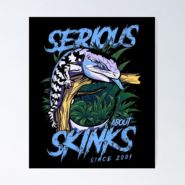 Item preview, Serious About Blue Tongue Skinks Since 2001 Birthday designed and sold by JRRTs.