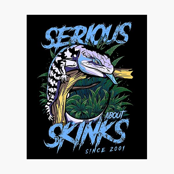 Item preview, Serious About Blue Tongue Skinks Since 2001 Birthday designed and sold by JRRTs.