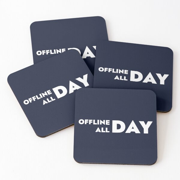 Item preview, OFFLINE DAY ALL DAY, Unique designed and sold by villacreativa.