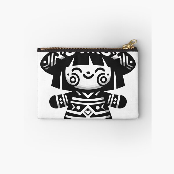 Item preview, Muñeca Huichol: A Captivating Monochrome Huichol-Inspired Doll Design designed and sold by Edgar Ramirez.