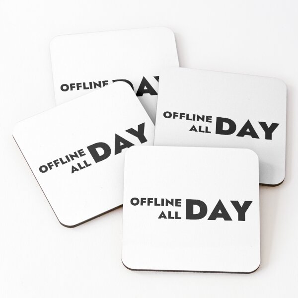 Item preview, OFFLINE DAY ALL DAY, Unique designed and sold by villacreativa.