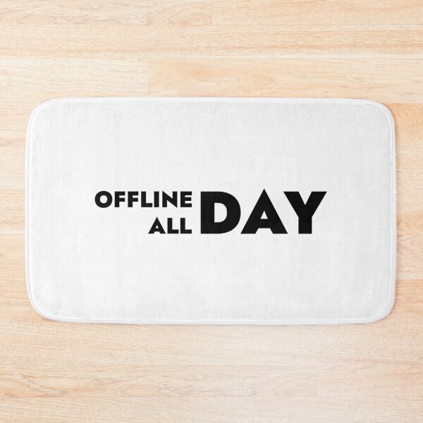 Item preview, OFFLINE DAY ALL DAY, Unique designed and sold by villacreativa.