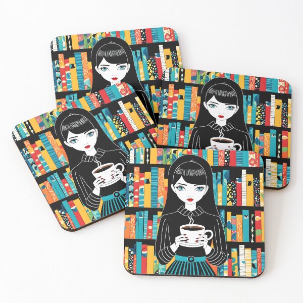 Item preview, Coffee and books designed and sold by MarisePix.