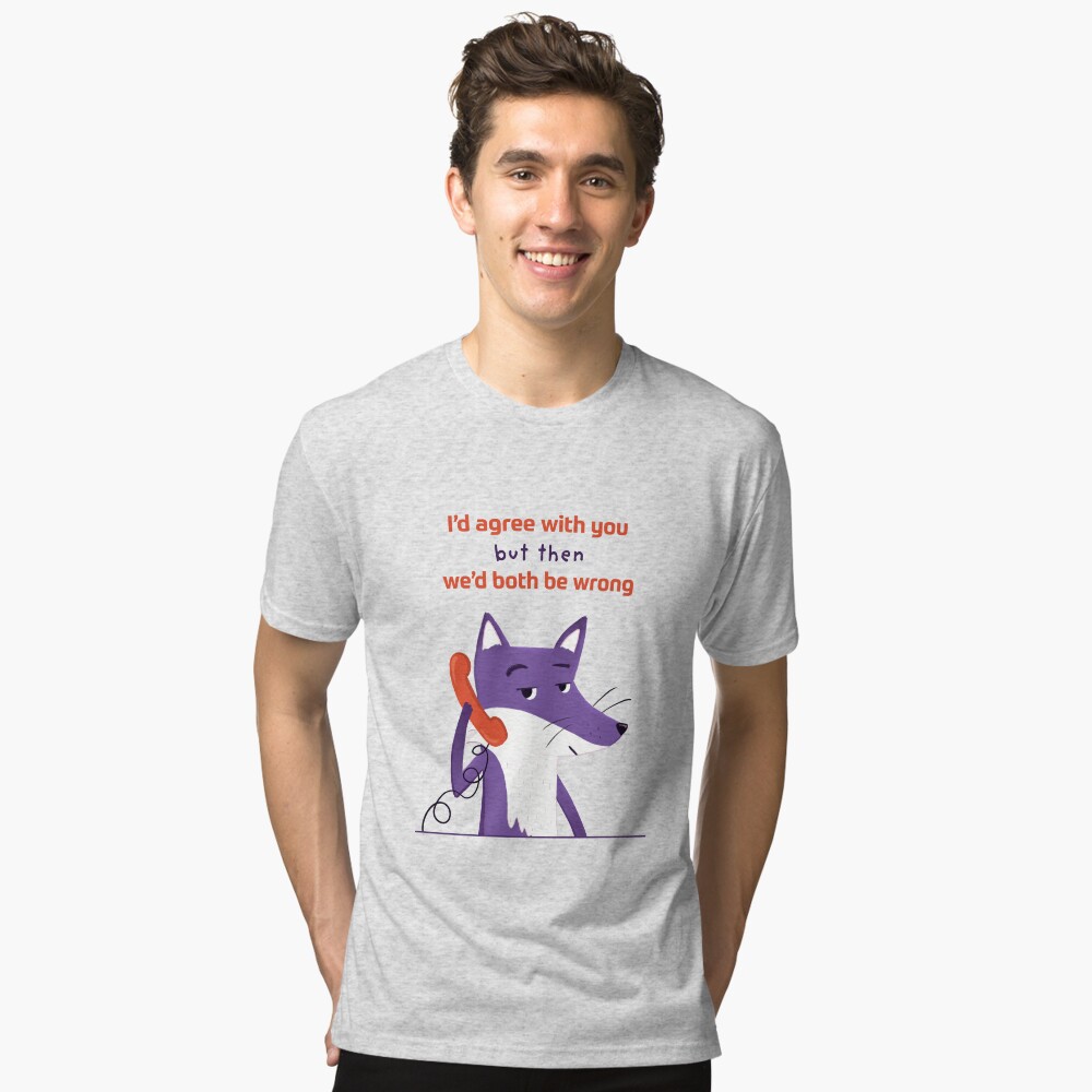 Item preview, Tri-blend T-Shirt designed and sold by ItsPurpleFox.