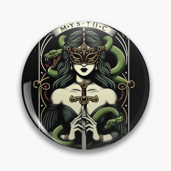 Item preview,  Mystic Guardian with Serpent designed and sold by Glow8Tees.