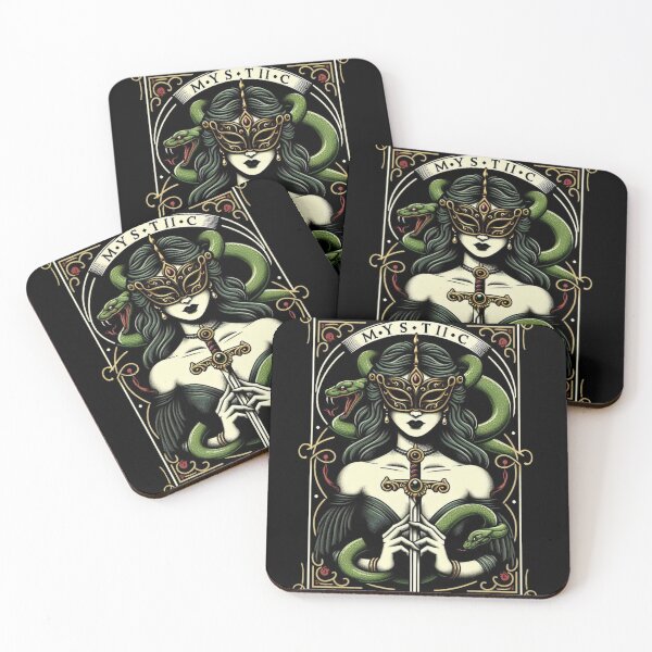 Item preview,  Mystic Guardian with Serpent designed and sold by Glow8Tees.