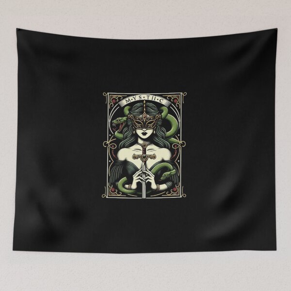 Item preview,  Mystic Guardian with Serpent designed and sold by Glow8Tees.