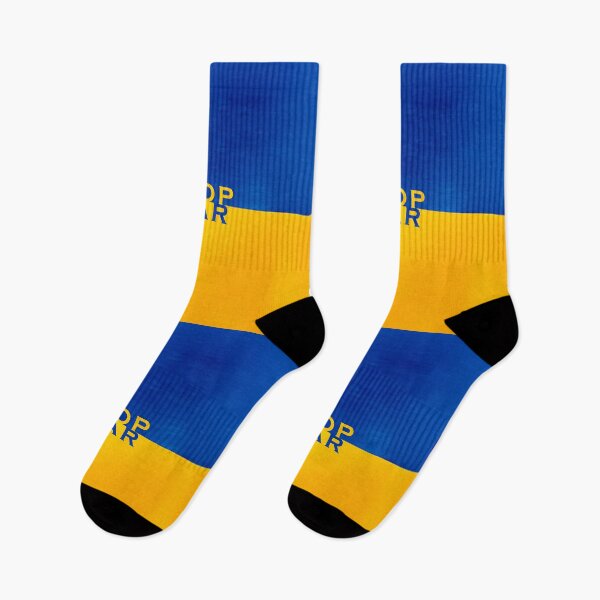 Item preview, Stop War Ukraine Flag Peace Print designed and sold by cabana.space.