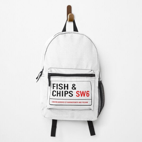 Item preview, Classic London Fish & Chips Road Sign V1a designed and sold by RetrospectUK.