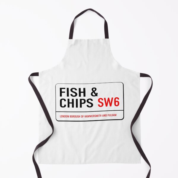 Item preview, Classic London Fish & Chips Road Sign V1a designed and sold by RetrospectUK.