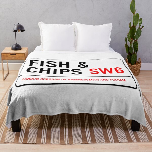 Item preview, Classic London Fish & Chips Road Sign V1a designed and sold by RetrospectUK.