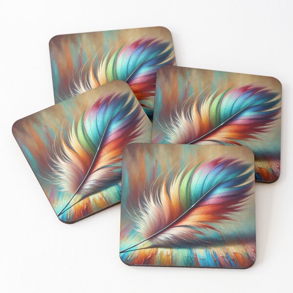 Item preview, Rainbow Feather designed and sold by Sadia  Jannat.