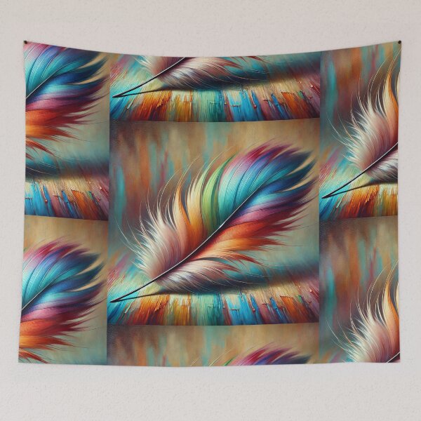 Item preview, Rainbow Feather designed and sold by Sadia Jannat.