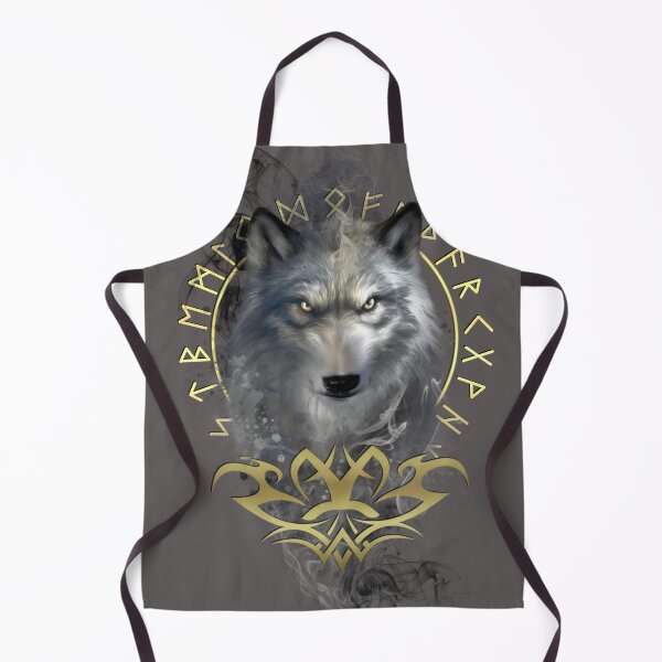 Artikelvorschau, Wolf Tribal Tattoo heidnisches Design entworfen und verkauft von Fantasy-art-z.
