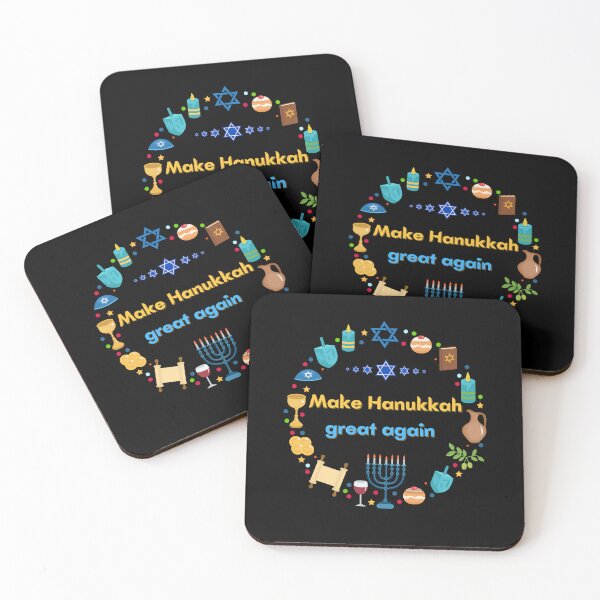 Item preview, Make Hanukkach great again, a humorous t-shirt that combines tradition with a playful approach to celebrating the holiday designed and sold by FelkMariShop.