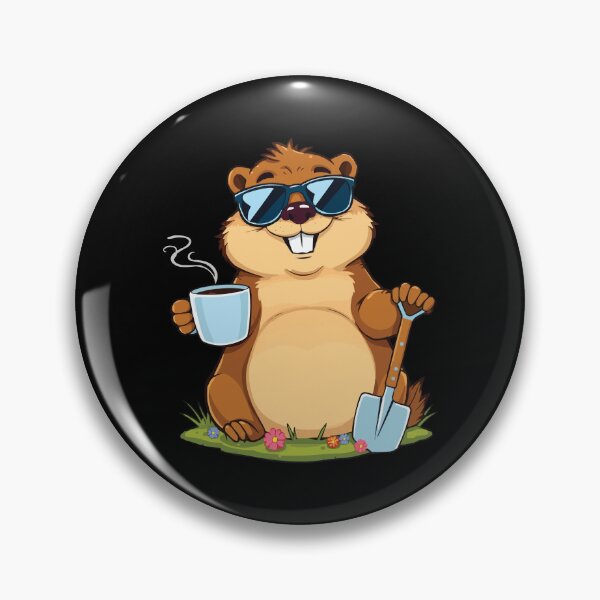 Item preview, Cute Groundhog designed and sold by Getup-clothing.