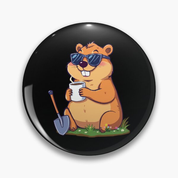 Item preview, Groundhog with Coffee designed and sold by Getup-clothing.