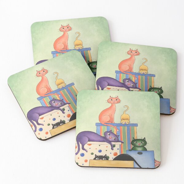 Item preview, Funny cats in boxes designed and sold by IrinaPus.
