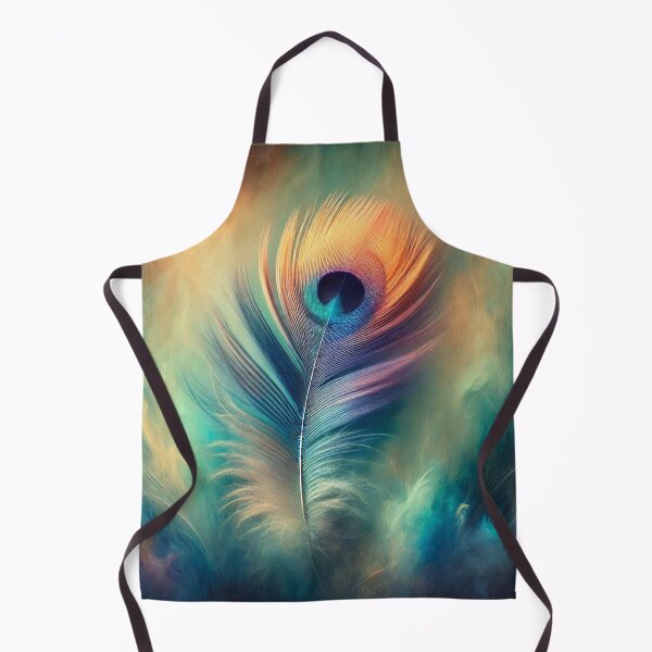 Item preview, Peacock Feather in a Swirl of Colors designed and sold by Sadia Jannat.