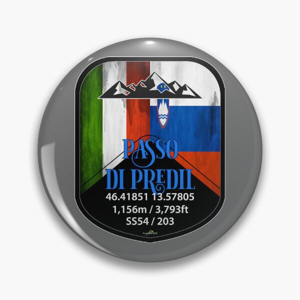 Item preview, Predil Pass Passo di Predil Italy Slovenia Sticker T-Shirt 01 designed and sold by OuterShellUK.