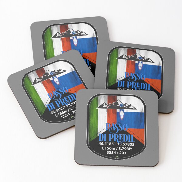 Item preview, Predil Pass Passo di Predil Italy Slovenia Sticker T-Shirt 01 designed and sold by OuterShellUK.