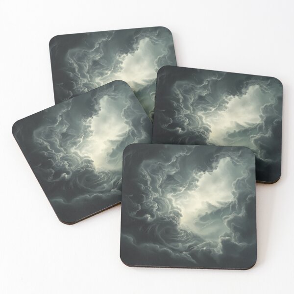 Item preview, A dramatic design of swirling clouds converges in a vortex. designed and sold by HEMRO.