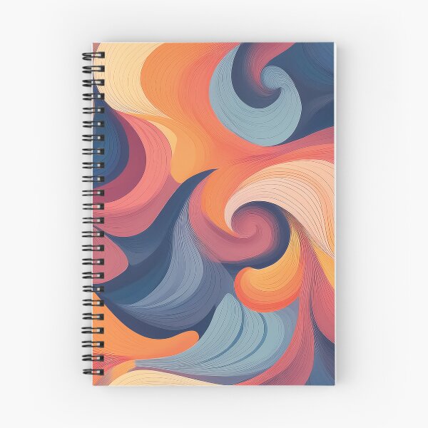 Item preview, A vibrant design of swirls and dynamic colors. designed and sold by HEMRO.