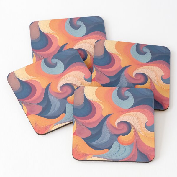 Item preview, A vibrant design of swirls and dynamic colors. designed and sold by HEMRO.