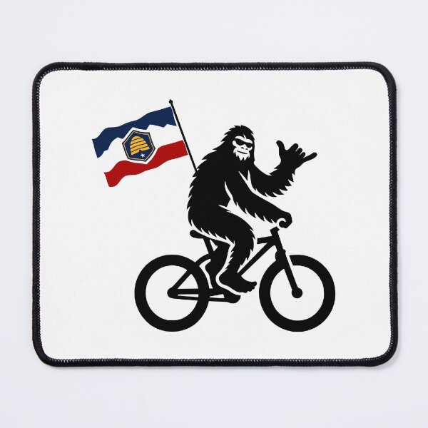 Item preview, Bigfoot Cycling Utah Flag designed and sold by Esskay Designs.