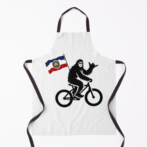 Item preview, Bigfoot Cycling Utah Flag designed and sold by Esskay Designs.