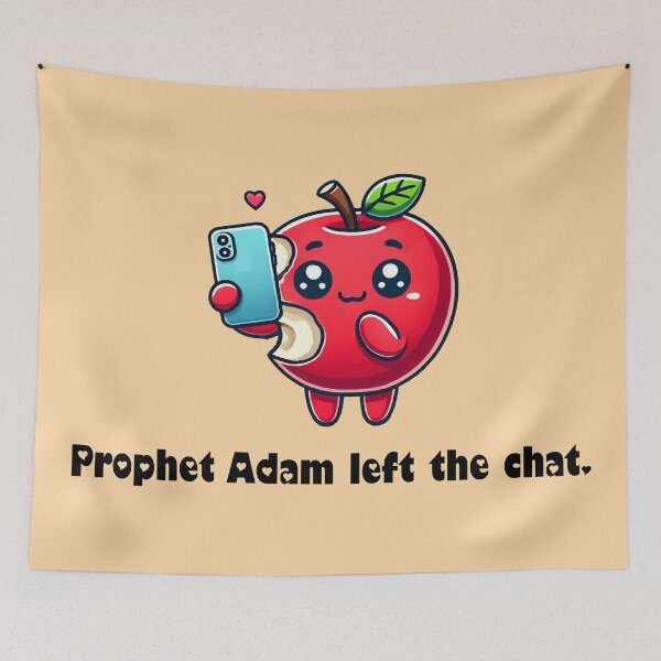 Item preview, Adam left the chat. designed and sold by HipsterAnimals.