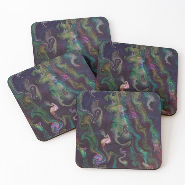 Item preview, dark rainbow water ripple designed and sold by inthewitchelm.