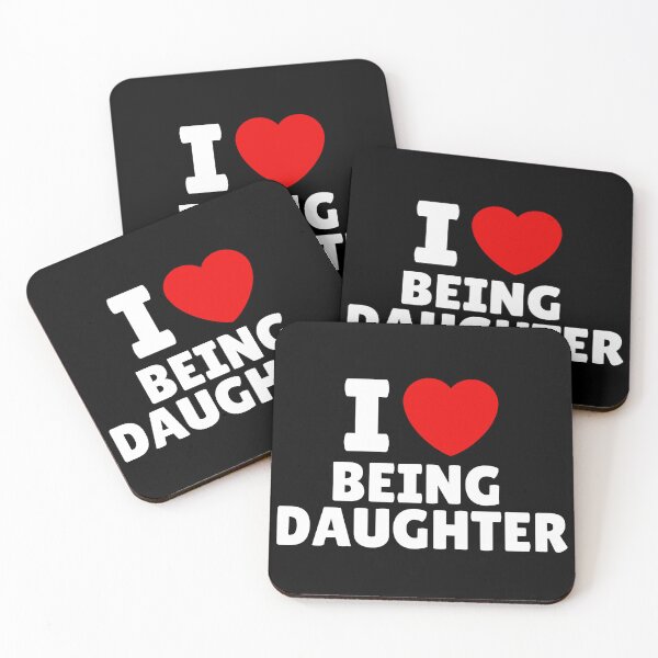 Item preview, I Love Being Daughter designed and sold by Itsheartshop.