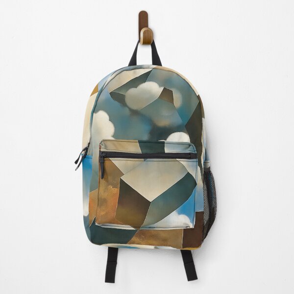 Item preview, A surreal design where geometric structures emerge from and blend seamlessly with the clouds. designed and sold by HEMRO.