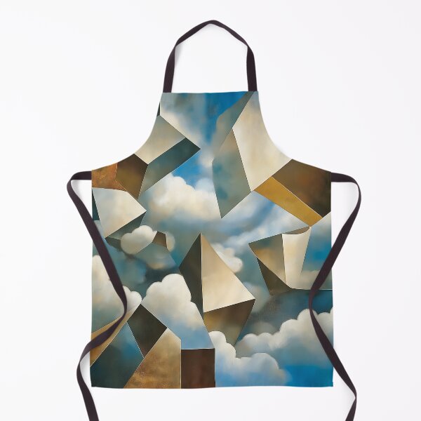 Item preview, A surreal design where geometric structures emerge from and blend seamlessly with the clouds. designed and sold by HEMRO.