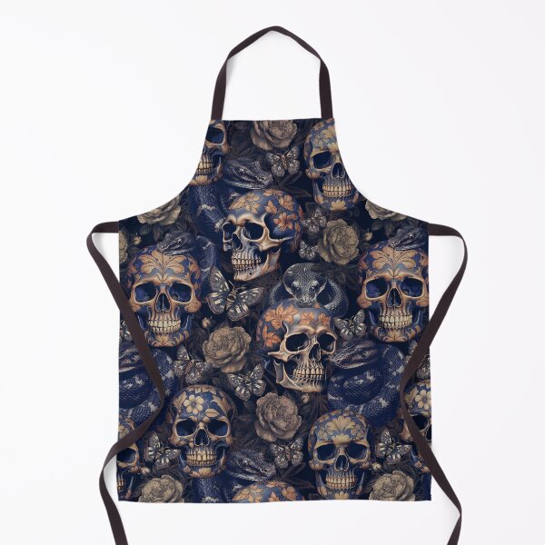 Item preview, Vintage Dark Academia Floral Skull And Snakes Nightgarden designed and sold by UtArt.