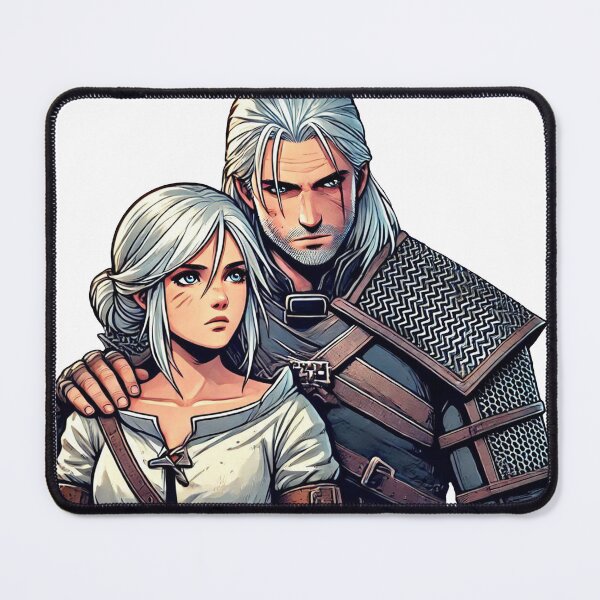 Item preview, Beautiful Ciri and Geralt designed and sold by DuskTillDown.