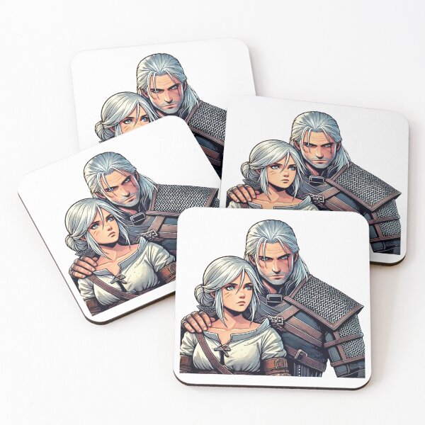 Item preview, Beautiful Ciri and Geralt designed and sold by DuskTillDown.
