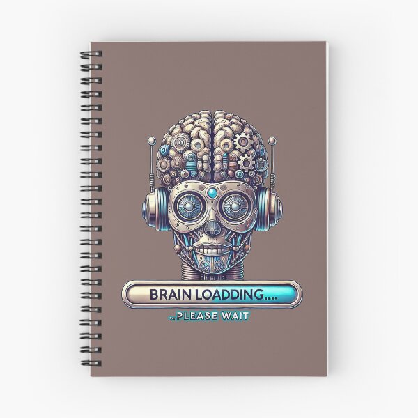 Item preview, Finals exam Robot " Brain Loading Please Wait" designed and sold by Nanthanon.
