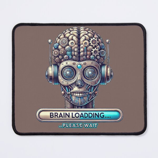 Item preview, Finals exam Robot " Brain Loading Please Wait" designed and sold by Nanthanon.