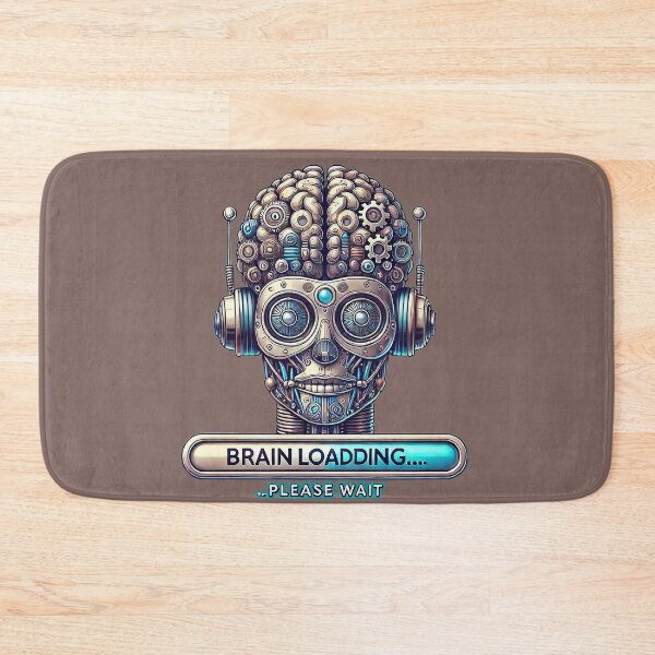 Item preview, Finals exam Robot " Brain Loading Please Wait" designed and sold by Nanthanon.