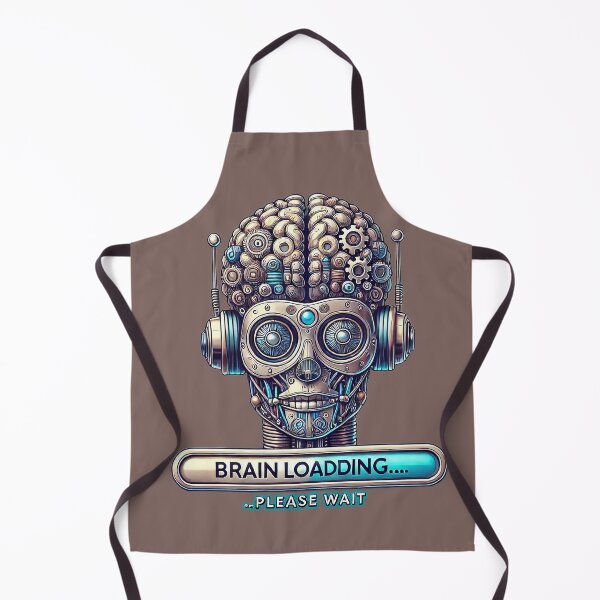 Item preview, Finals exam Robot " Brain Loading Please Wait" designed and sold by Nanthanon.