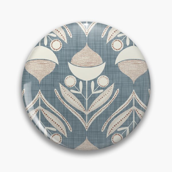Item preview, Folk Flower Arona PANTONE 16-4109 - Mid Century Modern Botanical designed and sold by susycosta.