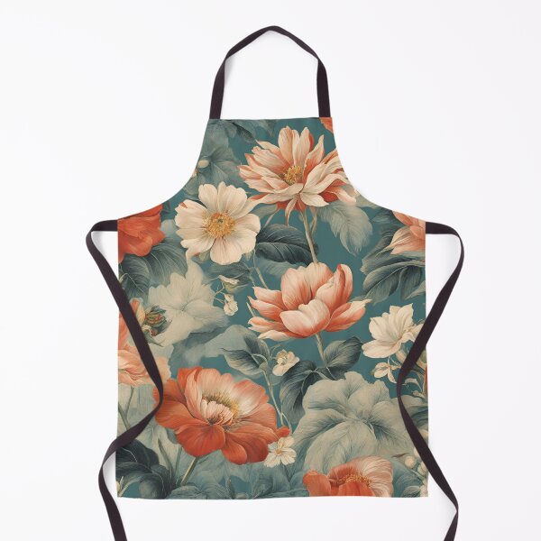 Item preview, Fantasy Vintage Wild Flowers Print Pink and Red Green Dreamy Romantic designed and sold by stxaris.