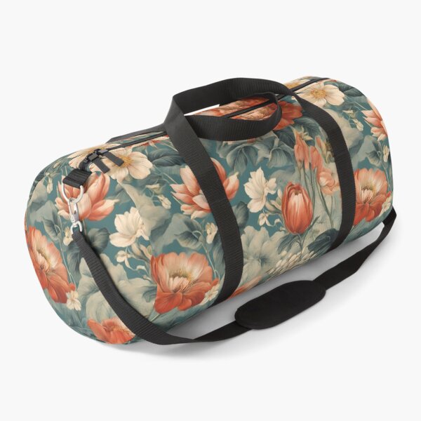 Item preview, Fantasy Vintage Wild Flowers Print Pink and Red Green Dreamy Romantic designed and sold by stxaris.