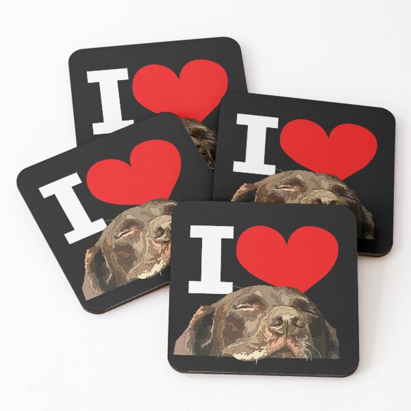 Item preview, I Love Chocolate Labrador designed and sold by Just-Arts-4U.
