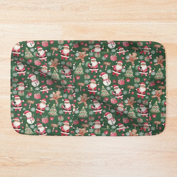 Item preview, Black Santa Christmas in green designed and sold by IMAPROBLEM BRAND CLOTHING BY INFLUENCE GETEM.